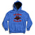 Mothman Cryptid Cryptozoology American Flag 1 Hoodie - Wonder Print Shop