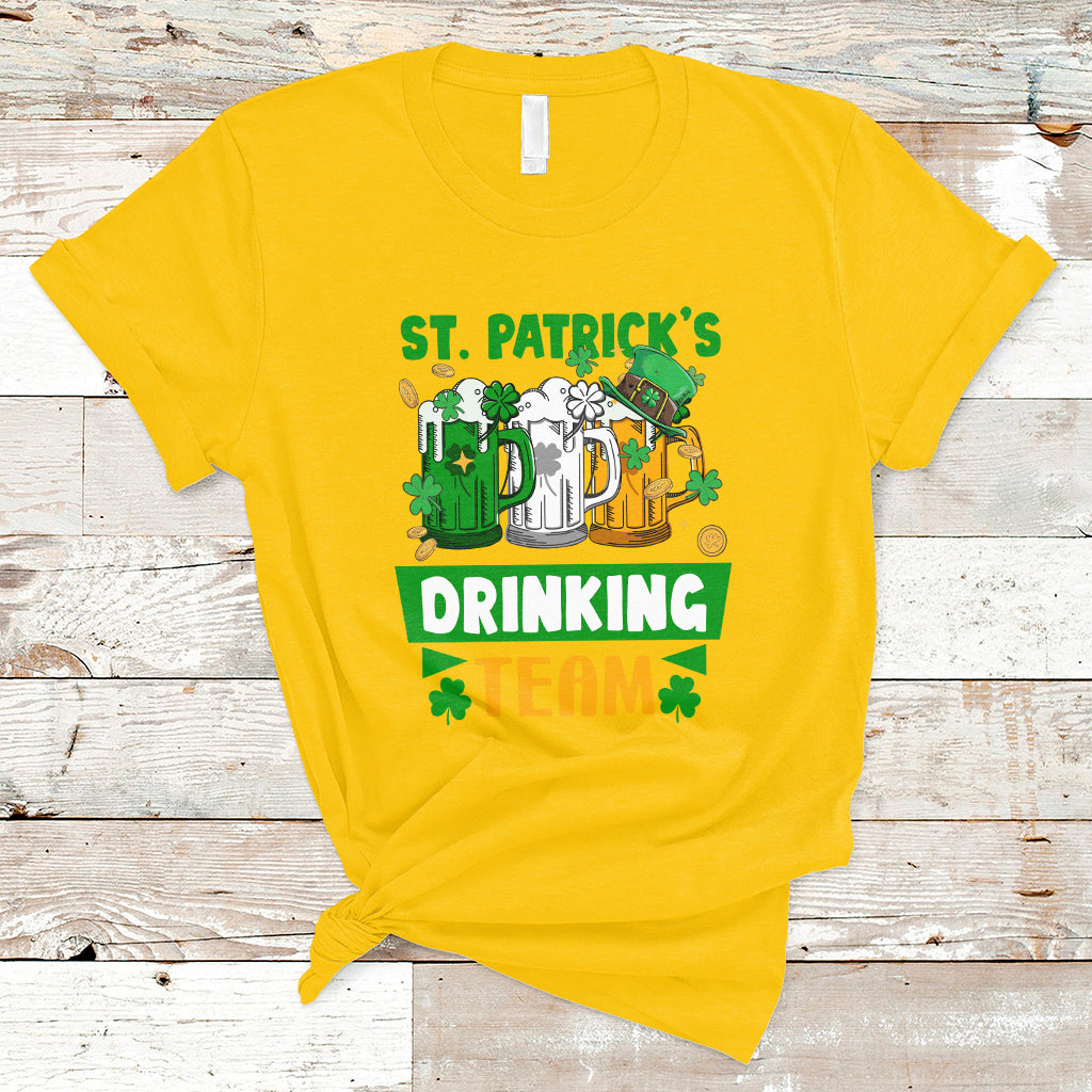 St Patrick's Day Funny Irish Drinking Team Beer Lover Party T-Shirt - Wonder Print Shop