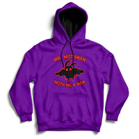 Mothman Cryptid Cryptozoology American Flag 1 Hoodie - Wonder Print Shop