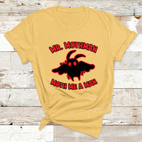 Mothman Cryptid Cryptozoology American Flag 1 T Shirt - Wonder Print Shop