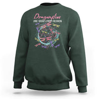 Dragonflies Are Kisses From Heaven Angels Spiritual Heavenly Sweatshirt - Wonder Print Shop