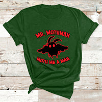 Mothman Cryptid Cryptozoology American Flag 1 T Shirt - Wonder Print Shop