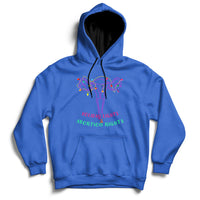 Retro Holiday Lights And Abortion Rights Pro Choice Feminist Hoodie - Wonder Print Shop