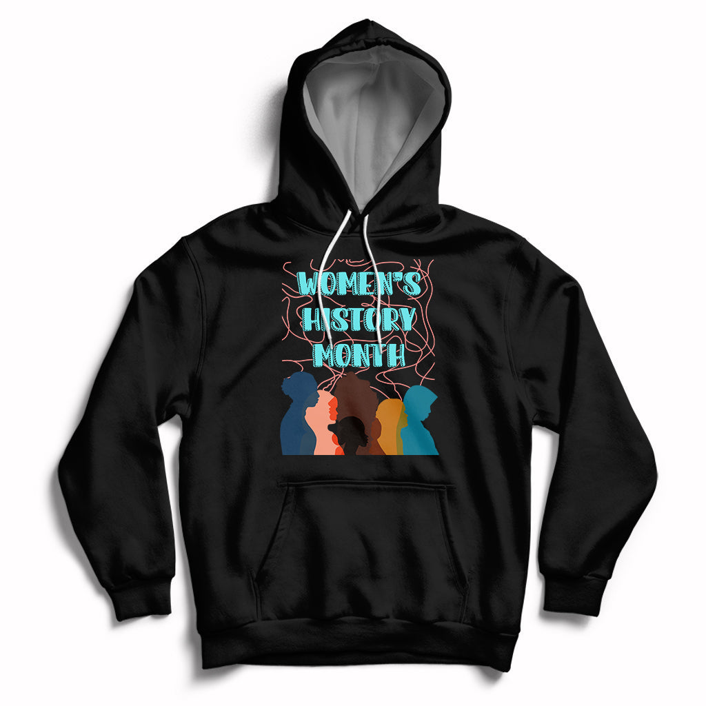 Women's History Month Well Behaved Womens Feminist Women Strong Hoodie - Wonder Print Shop