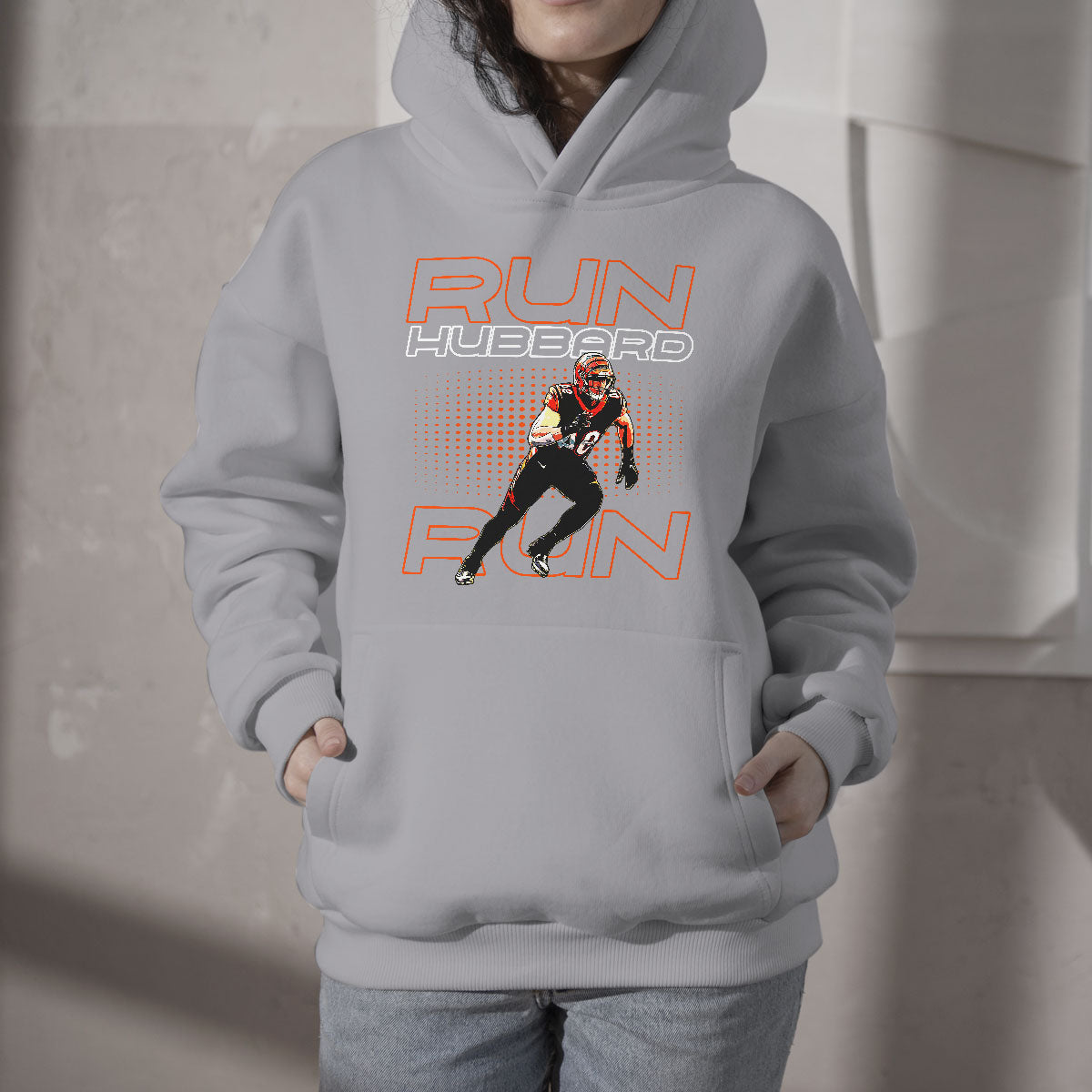 Run Hubbard Run Funny Joe Saying Hubbard Fan Hoodie - Wonder Print Shop