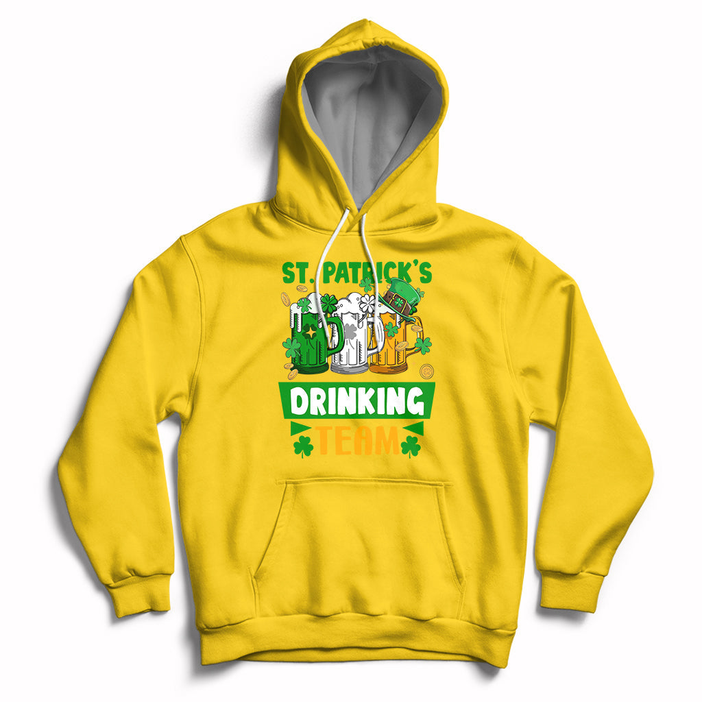 St Patrick's Day Funny Irish Drinking Team Beer Lover Party Hoodie - Wonder Print Shop