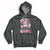 Galentines Gang Retro Messy Bun Valentine's Day Sisters Hoodie - Wonder Print Shop