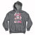 Galentines Gang Retro Messy Bun Valentine's Day Sisters Hoodie - Wonder Print Shop