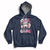 Galentines Gang Retro Messy Bun Valentine's Day Sisters Hoodie - Wonder Print Shop