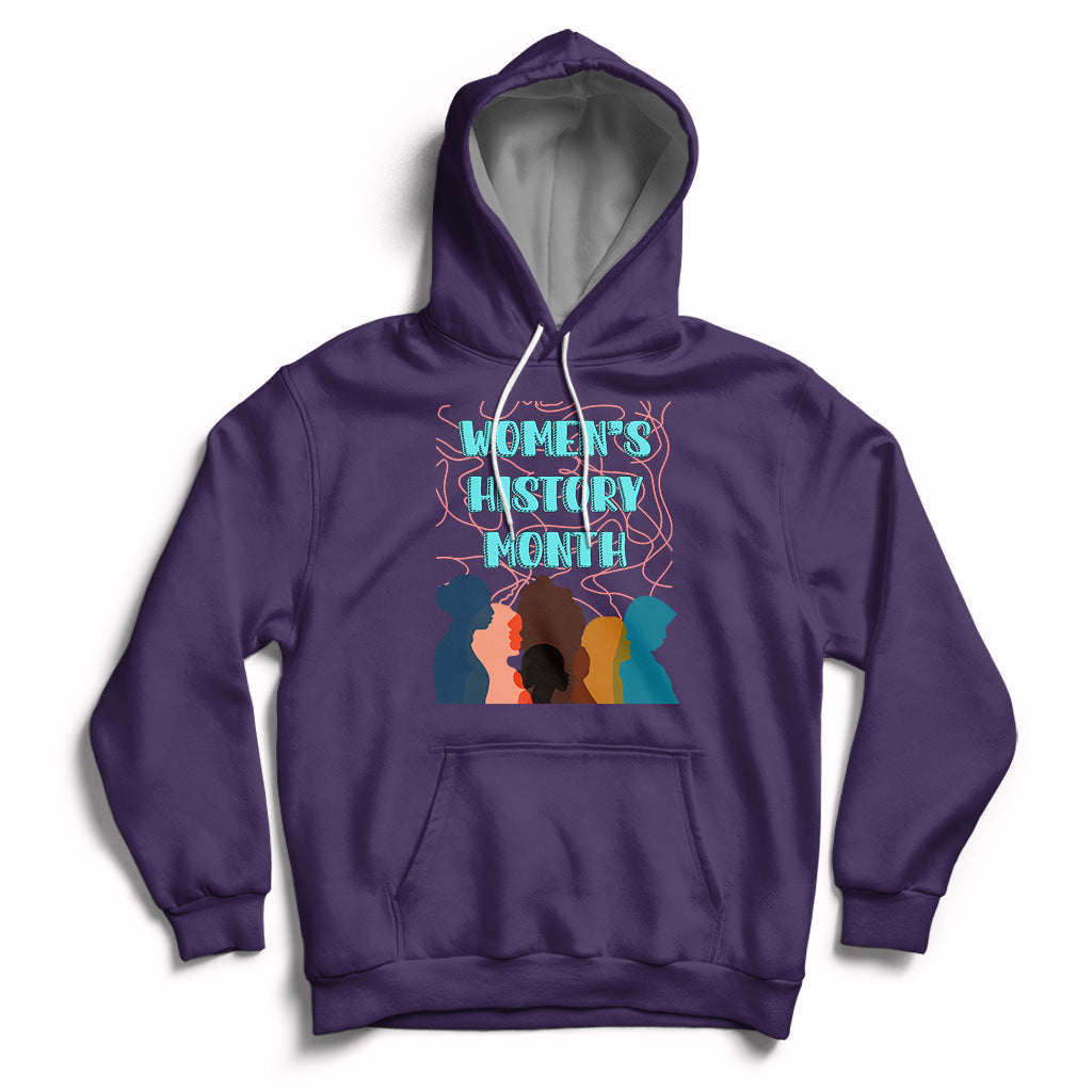 Women's History Month Well Behaved Womens Feminist Women Strong Hoodie - Wonder Print Shop