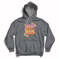 Happy 100th Day Of School Teacher Kids 100 Days Rainbow Hoodie - Wonder Print Shop