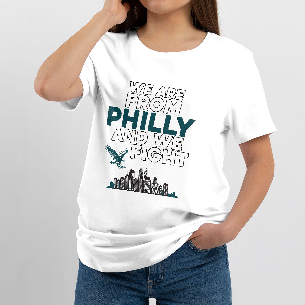 We Are From Philly And We Fight It's A Philly Thing Eagle T Shirt - Wonder Print Shop