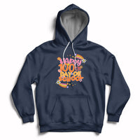 Happy 100th Day Of School Teacher Kids 100 Days Rainbow Hoodie - Wonder Print Shop