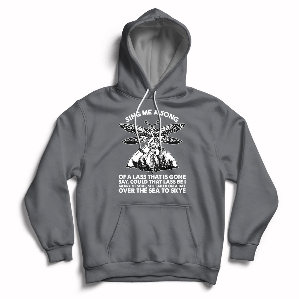 Sing Me A Song Of A Lass That Is Gone Dragonfly Soul Spirit Hoodie - Wonder Print Shop
