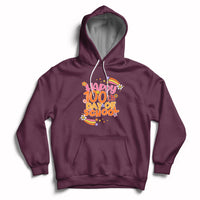 Happy 100th Day Of School Teacher Kids 100 Days Rainbow Hoodie - Wonder Print Shop