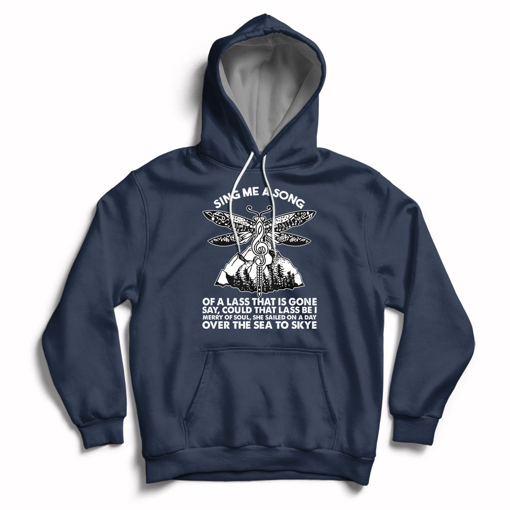 Sing Me A Song Of A Lass That Is Gone Dragonfly Soul Spirit Hoodie - Wonder Print Shop