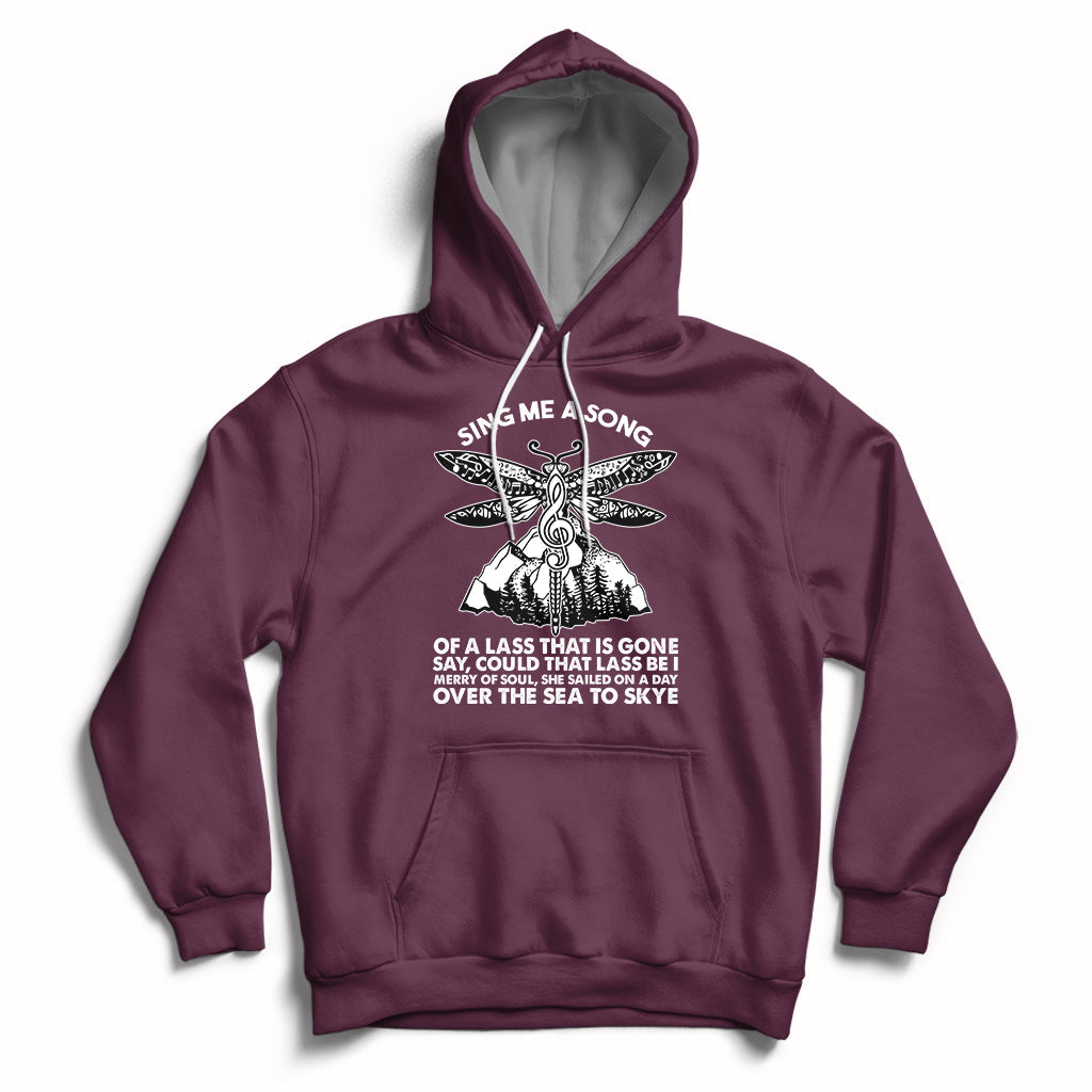 Sing Me A Song Of A Lass That Is Gone Dragonfly Soul Spirit Hoodie - Wonder Print Shop