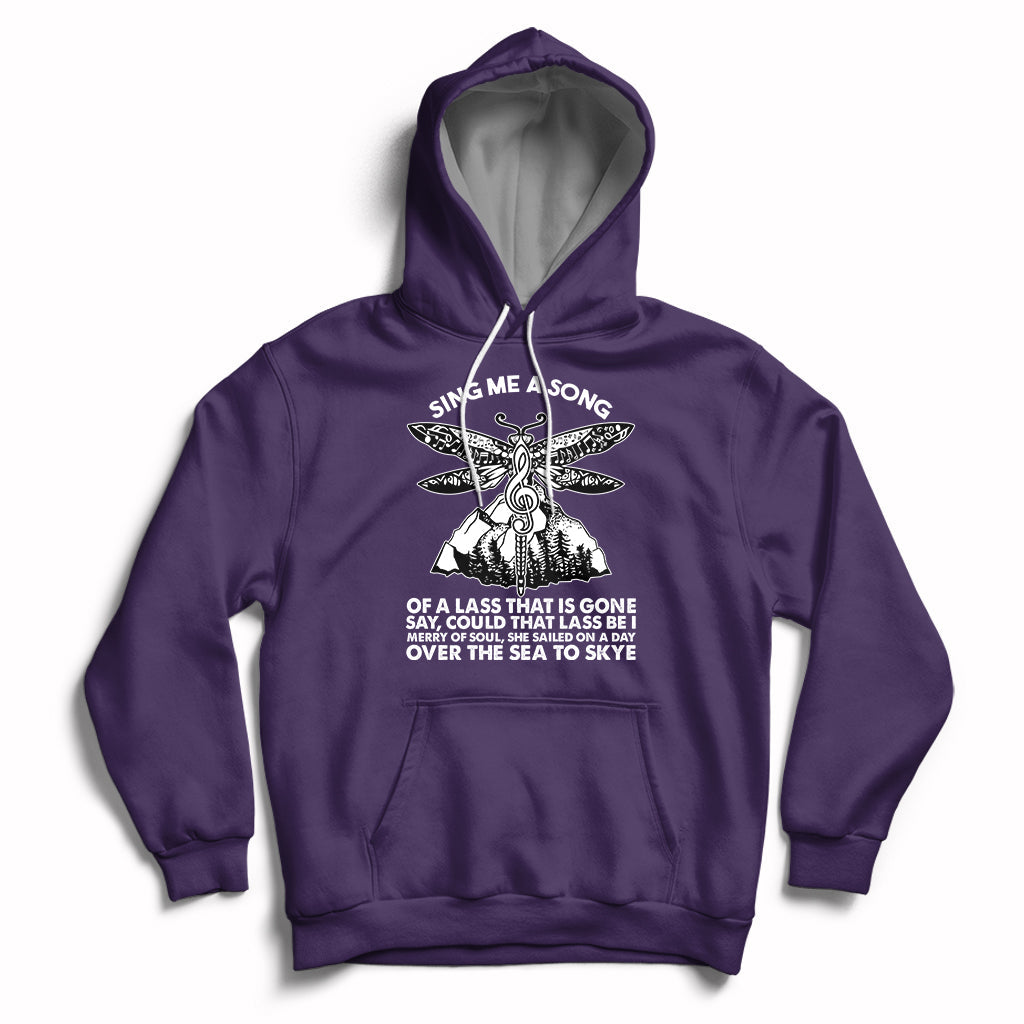 Sing Me A Song Of A Lass That Is Gone Dragonfly Soul Spirit Hoodie - Wonder Print Shop