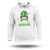 Chronic Traumatic Encephalopathy Warrior Messy Bun, Awareness Hoodie - Wonder Print Shop