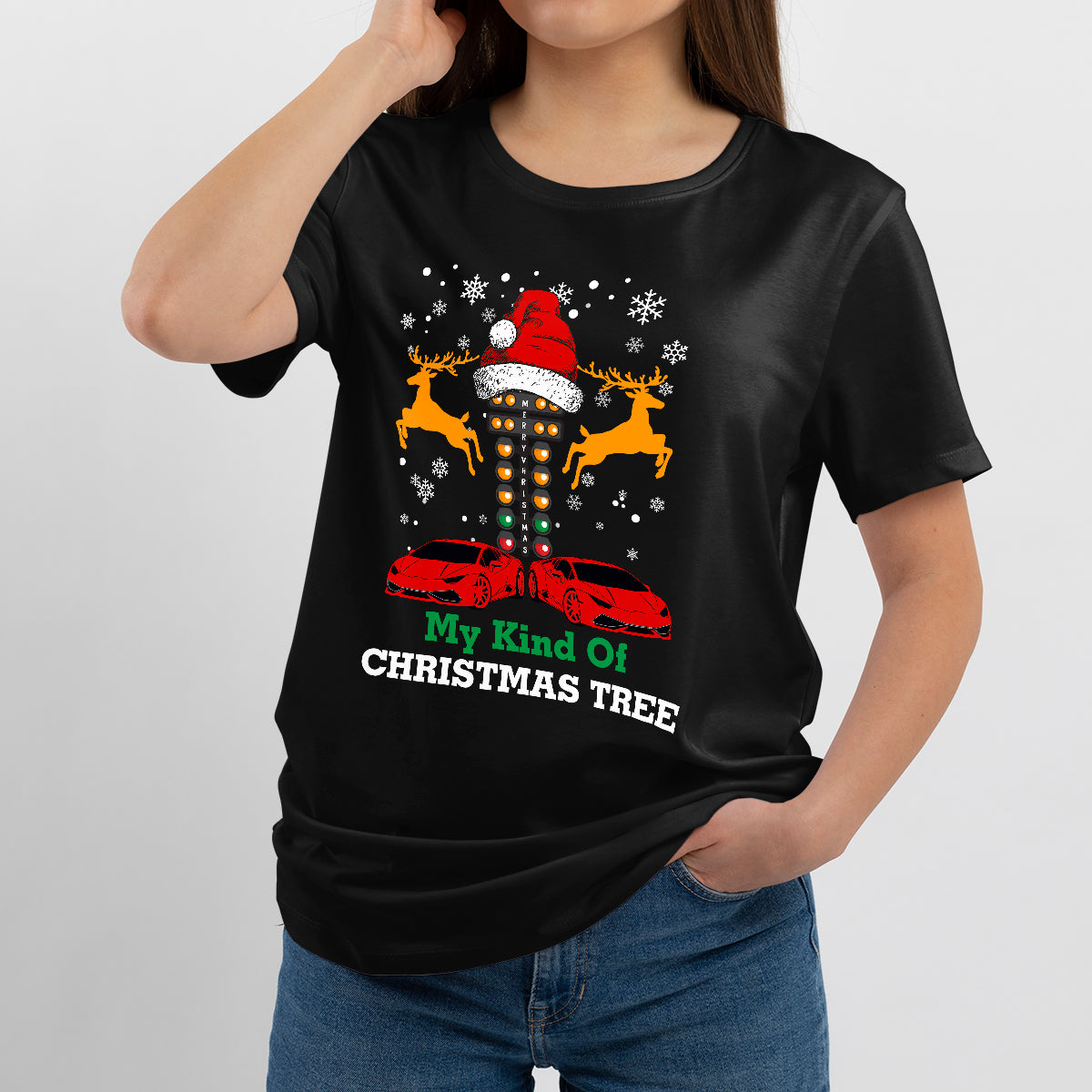 My Kind Of Christmas Tree Racing Car Christmas Holiday, Christmas Holiday T Shirt - Wonder Print Shop