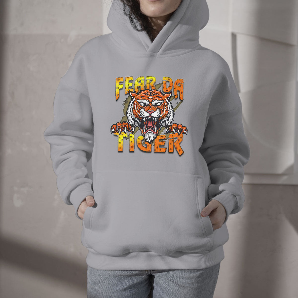 Fear Da Tiger King Of Da Jungle Sundey Fundey 513 Hoodie - Wonder Print Shop