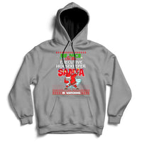 Be Nice To The Executive Housekeeper Santa Is Watching Hoodie - Wonder Print Shop