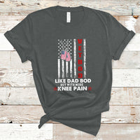 Vetbod Like Dad Bod But With More Knee Pain Patriotic Dog Tag T-Shirt - Wonder Print Shop