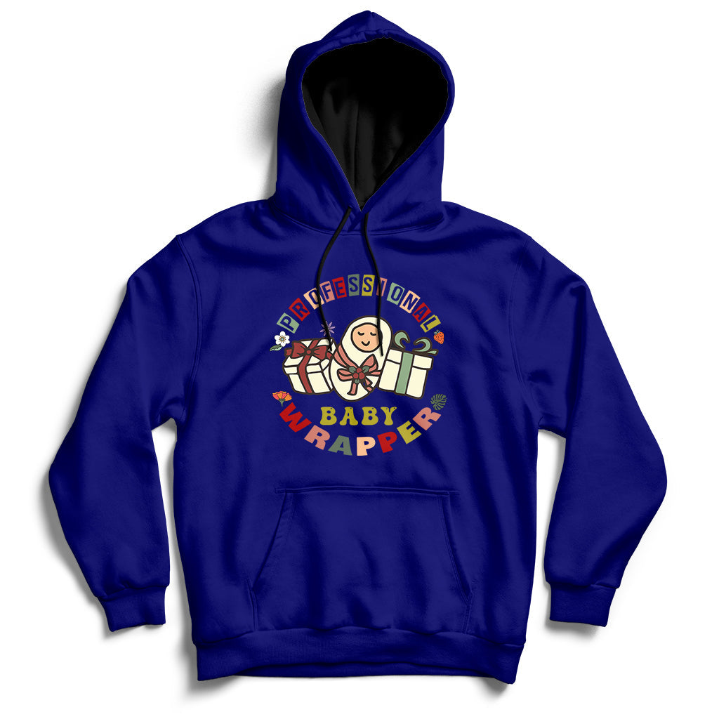Professional Baby Wrapper Nurse Hoodie - Wonder Print Shop