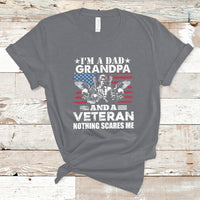 I'm A Dad Grandpa And A Veteran Funny For Papa Grandpa Pride T-Shirt - Wonder Print Shop