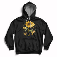Choose To Shine Dragonflies Sunflower Growth Mindset Hoodie - Wonder Print Shop