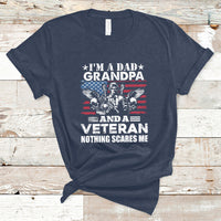 I'm A Dad Grandpa And A Veteran Funny For Papa Grandpa Pride T-Shirt - Wonder Print Shop