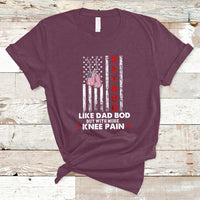 Vetbod Like Dad Bod But With More Knee Pain Patriotic Dog Tag T-Shirt - Wonder Print Shop