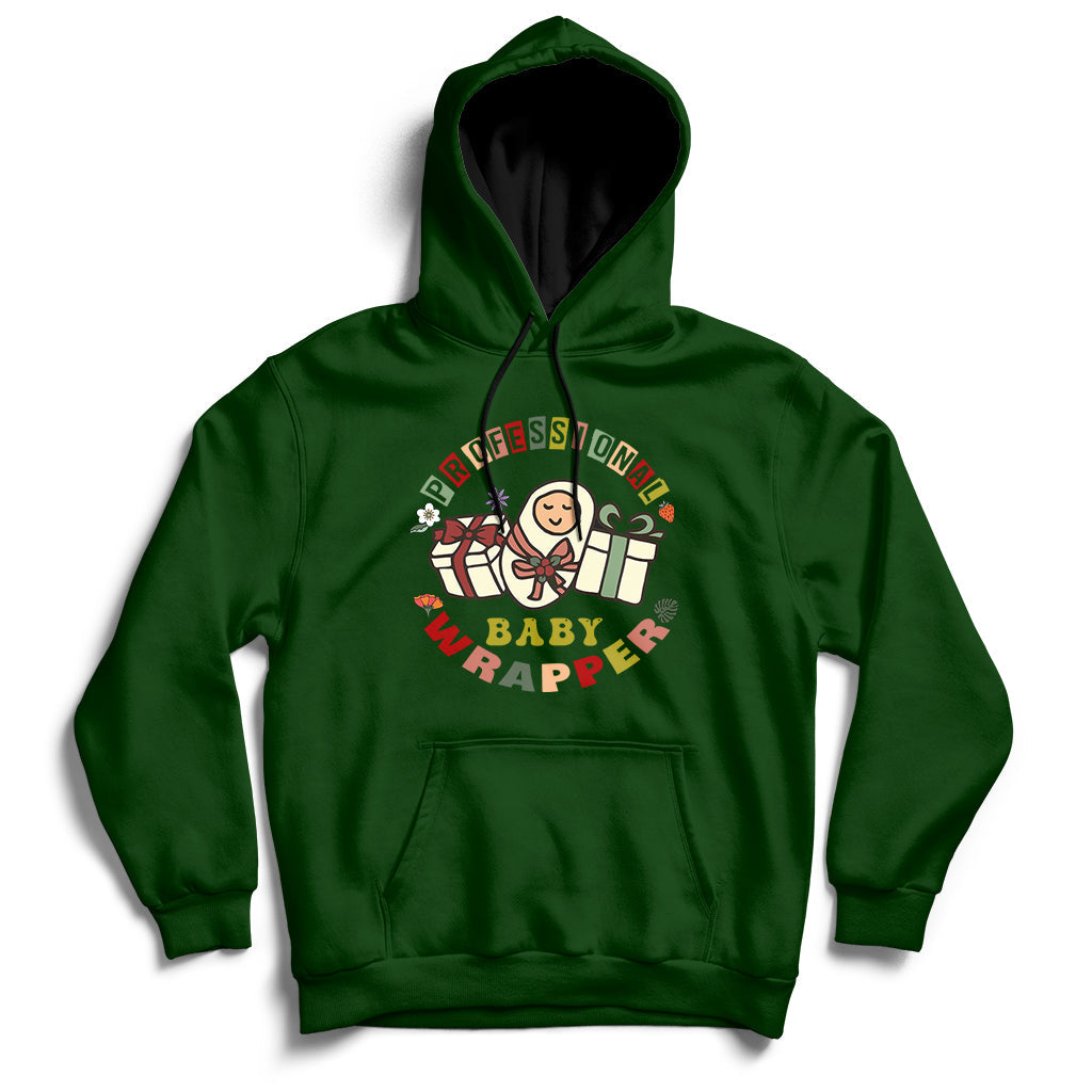Professional Baby Wrapper Nurse Hoodie - Wonder Print Shop