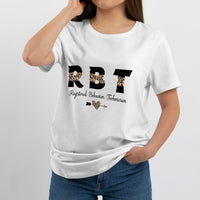 RBT Registered Behavior Technican ABA Leopard, RBT T Shirt - Wonder Print Shop