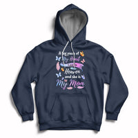 A Big Piece Of My Heart Lives In Heaven And She Is My Mom Mother's Day Hoodie - Wonder Print Shop