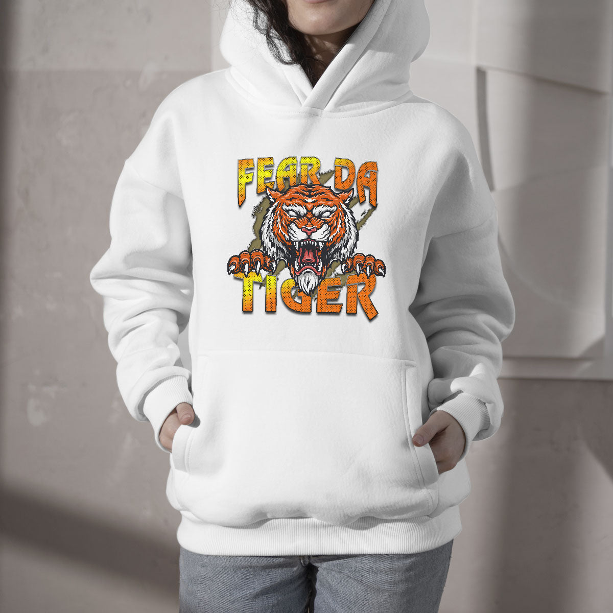 Fear Da Tiger King Of Da Jungle Sundey Fundey 513 Hoodie - Wonder Print Shop