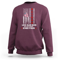 Vetbod Like Dad Bod But With More Knee Pain Patriotic Dog Tag Sweatshirt - Wonder Print Shop