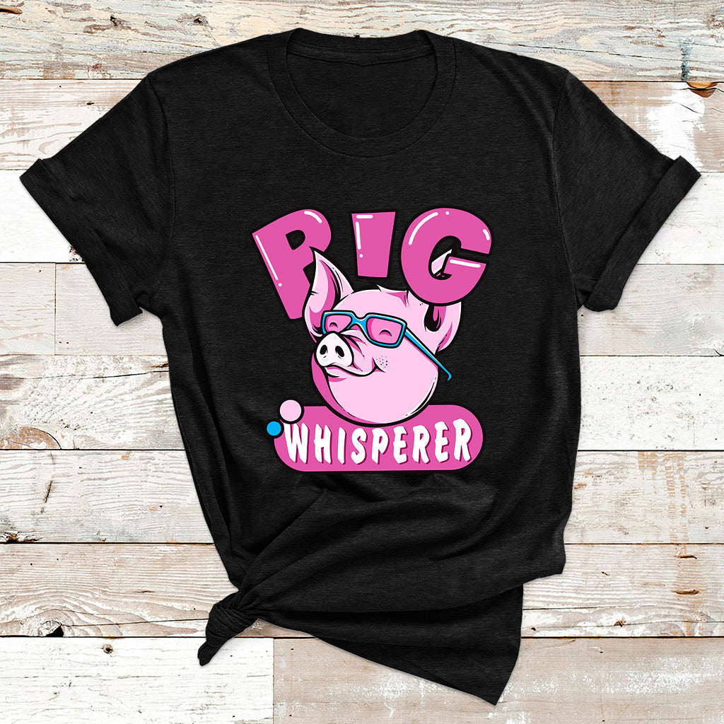 Pig Whisperer Shirt Gift For Pig Lover T Shirt - Wonder Print Shop
