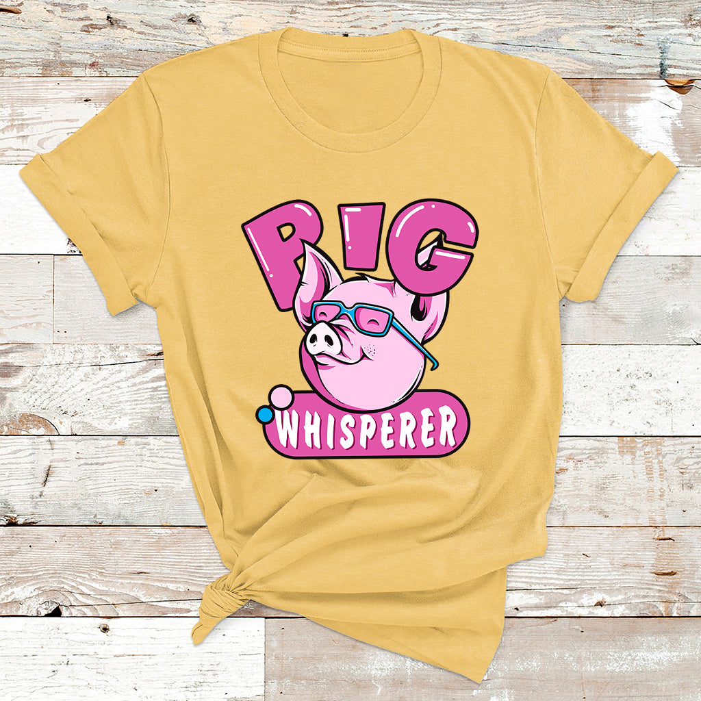 Pig Whisperer Shirt Gift For Pig Lover T Shirt - Wonder Print Shop