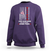 Vetbod Like Dad Bod But With More Knee Pain Patriotic Dog Tag Sweatshirt - Wonder Print Shop