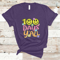 100th Days Y'all Funny 100th Days Of School Teacher Student T Shirt - Wonder Print Shop