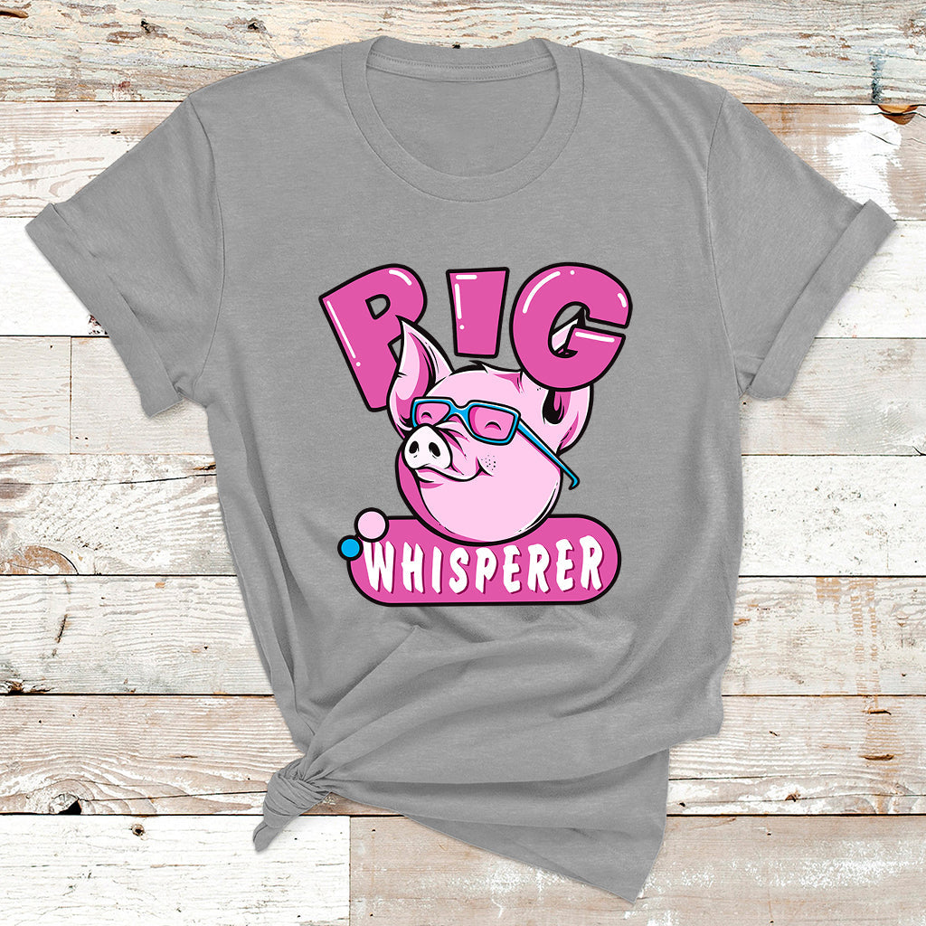Pig Whisperer Shirt Gift For Pig Lover T Shirt - Wonder Print Shop