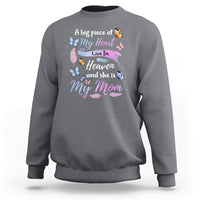 A Big Piece Of My Heart Lives In Heaven And She Is My Mom Mother's Day Sweatshirt - Wonder Print Shop