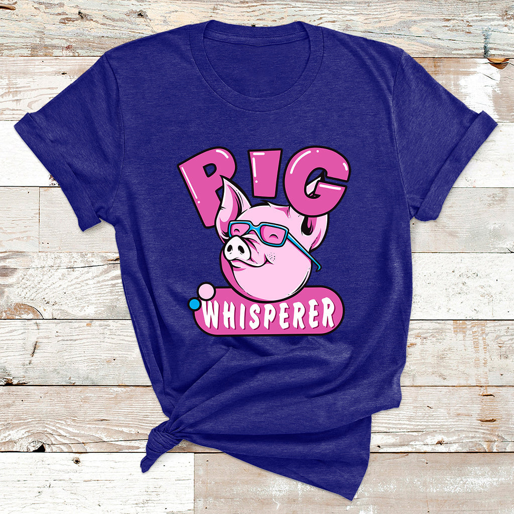 Pig Whisperer Shirt Gift For Pig Lover T Shirt - Wonder Print Shop