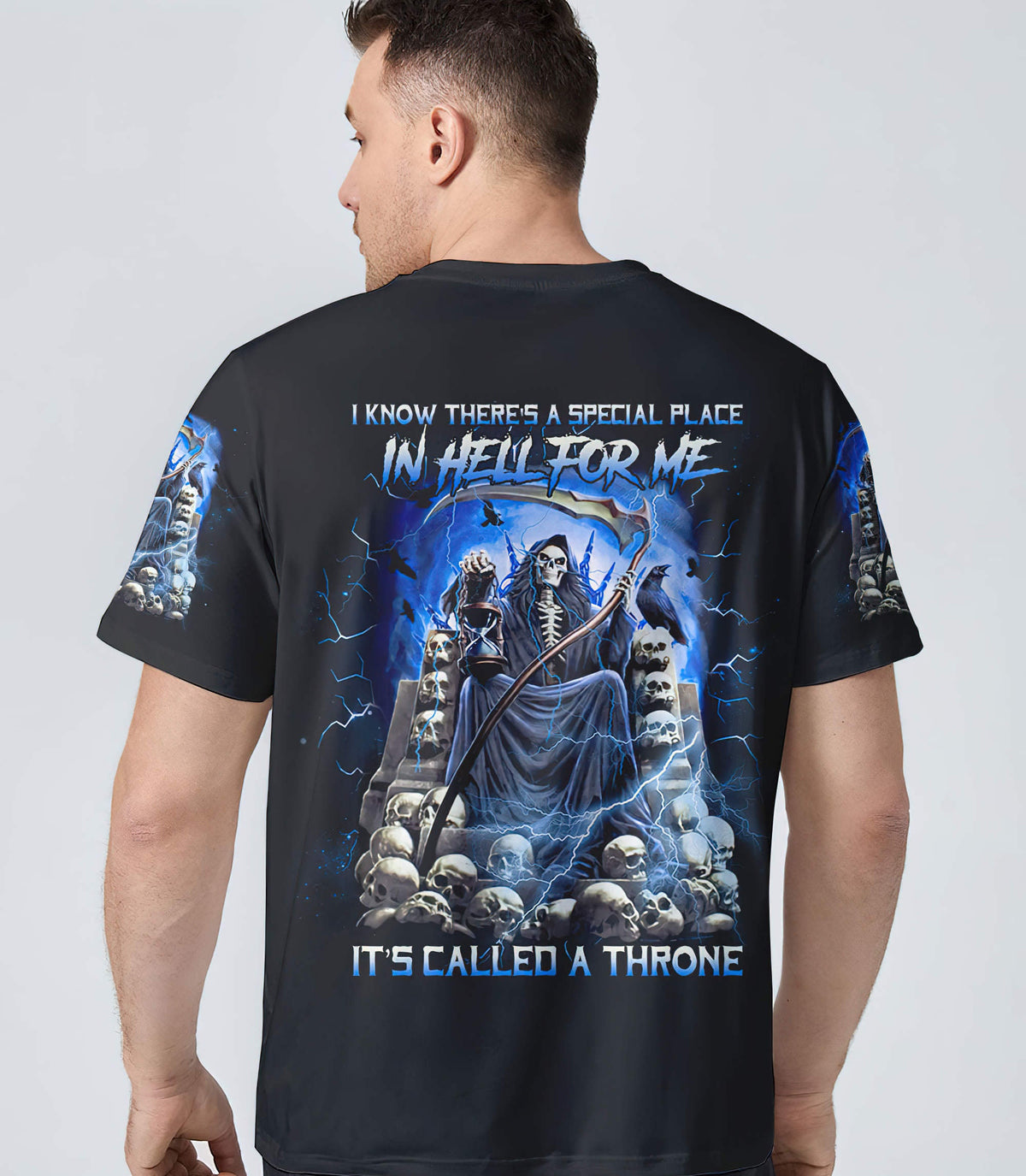 There's A Special Place In Hell For Me Skull T Shirt - Wonder Print Shop