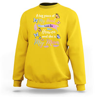 A Big Piece Of My Heart Lives In Heaven And She Is My Mom Mother's Day Sweatshirt - Wonder Print Shop