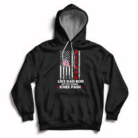 Vetbod Like Dad Bod But With More Knee Pain Patriotic Dog Tag Hoodie - Wonder Print Shop