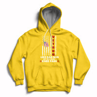 Vetbod Like Dad Bod But With More Knee Pain Patriotic Dog Tag Hoodie - Wonder Print Shop