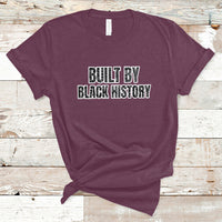 Built By Black History Celebrate Black History Month Pride T-Shirt - Wonder Print Shop