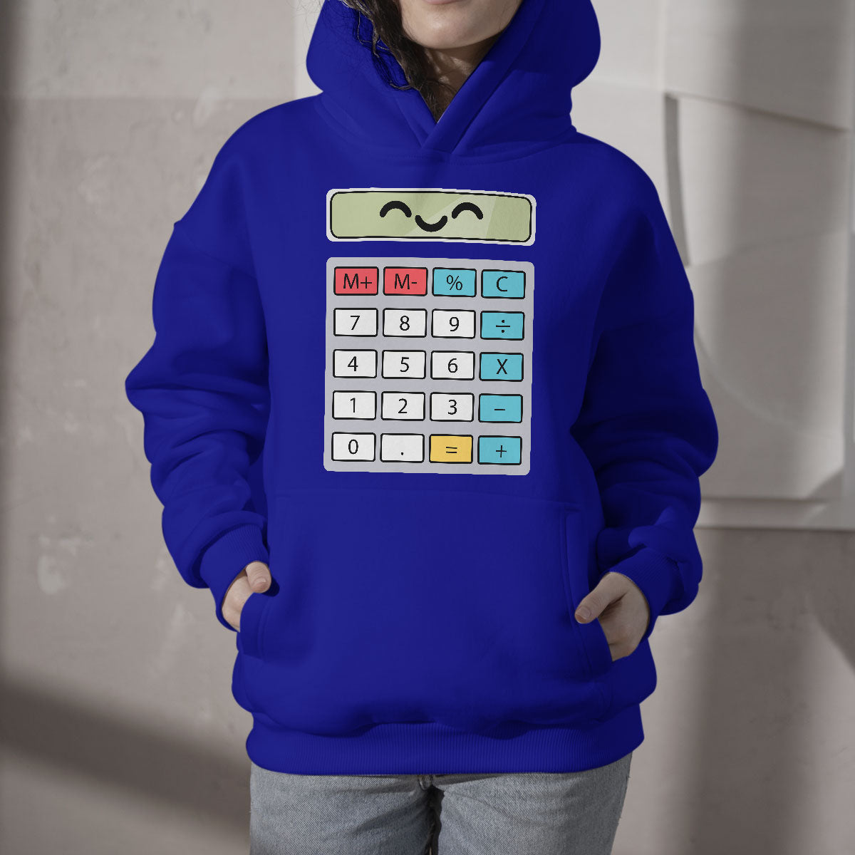 Number Day Math Day Calculator Costume I Am A Calculator Let's Have Fun With The Numbers Hoodie - Wonder Print Shop